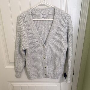 Absolutely Light Gray Women's Cardigan
